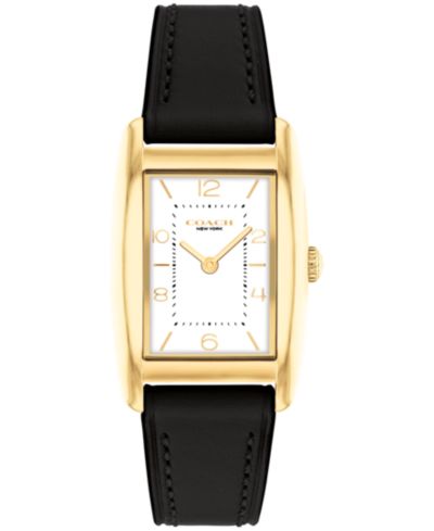 Женские часы COACH Reese Black Leather 24mm