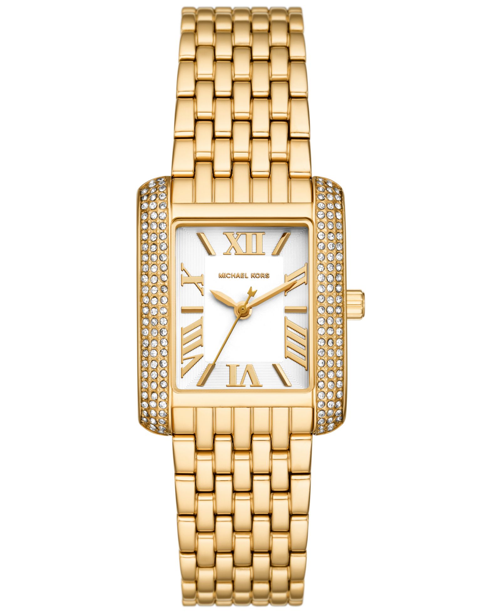 Michael Kors Женские часы Emery Three-Hand Gold-Tone Stainless Steel 27mm x 33mm