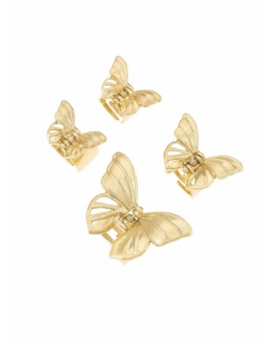 Набор заколок ETTIKA Flight of the Butterfly Gold-Tone Clip Set