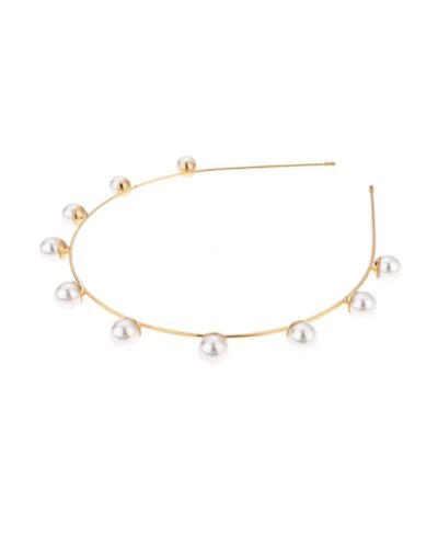 ETTIKA Imitation Pearl Studded Headband