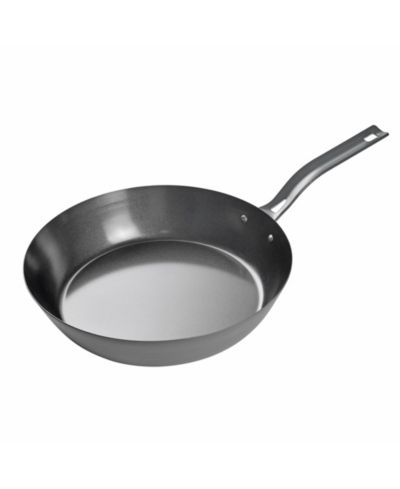 Commercial Chef 12" Carbon Steel Skillet, Non Stick Frying Pan with Ceramic Coating, Safe for Any Cooktop, Oven or Grill, PTFE and PFOA Free, CHCSS12