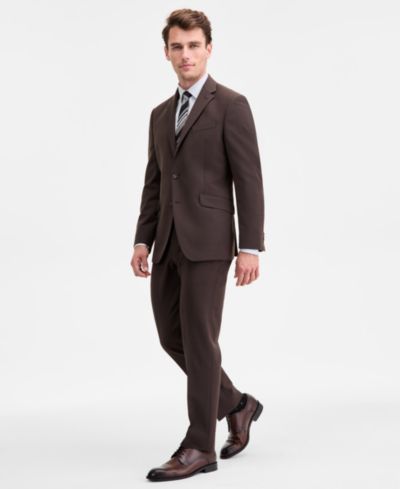 Мужской костюм Kenneth Cole Reaction Men's Techni-Cole Slim-Fit Stretch Fall