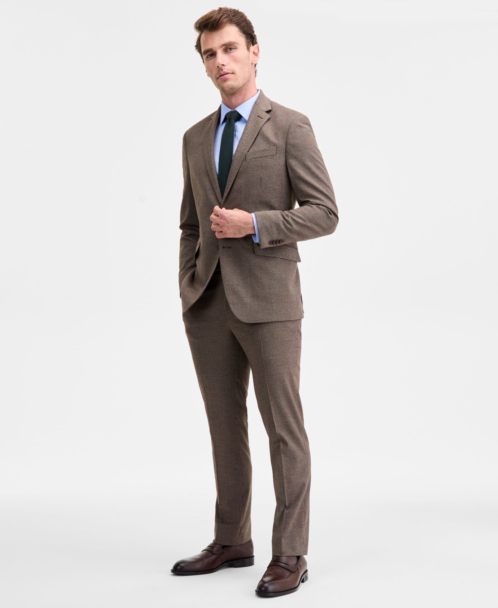 Мужской костюм Kenneth Cole Reaction Men's Techni-Cole Slim-Fit Stretch Fall