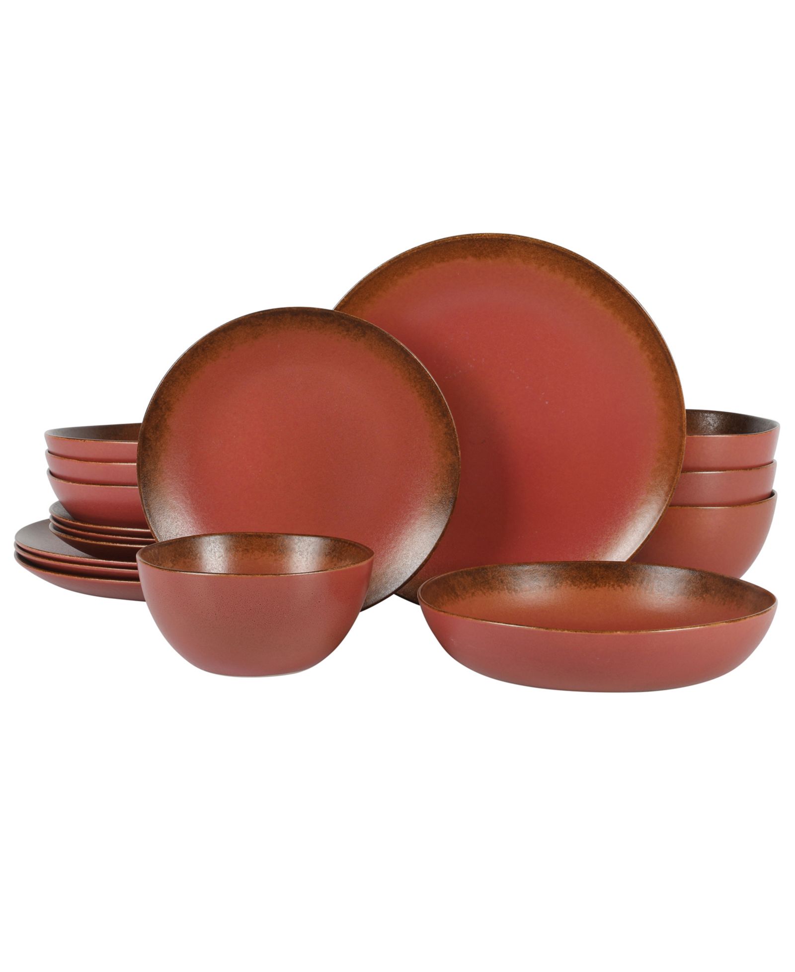 Bloomhouse Reactive Glaze 16 Pc. Dinnerware Set, Service for 4