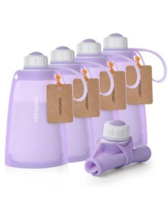 Silicone Milk Storage Bags 5pcs-Light Purple