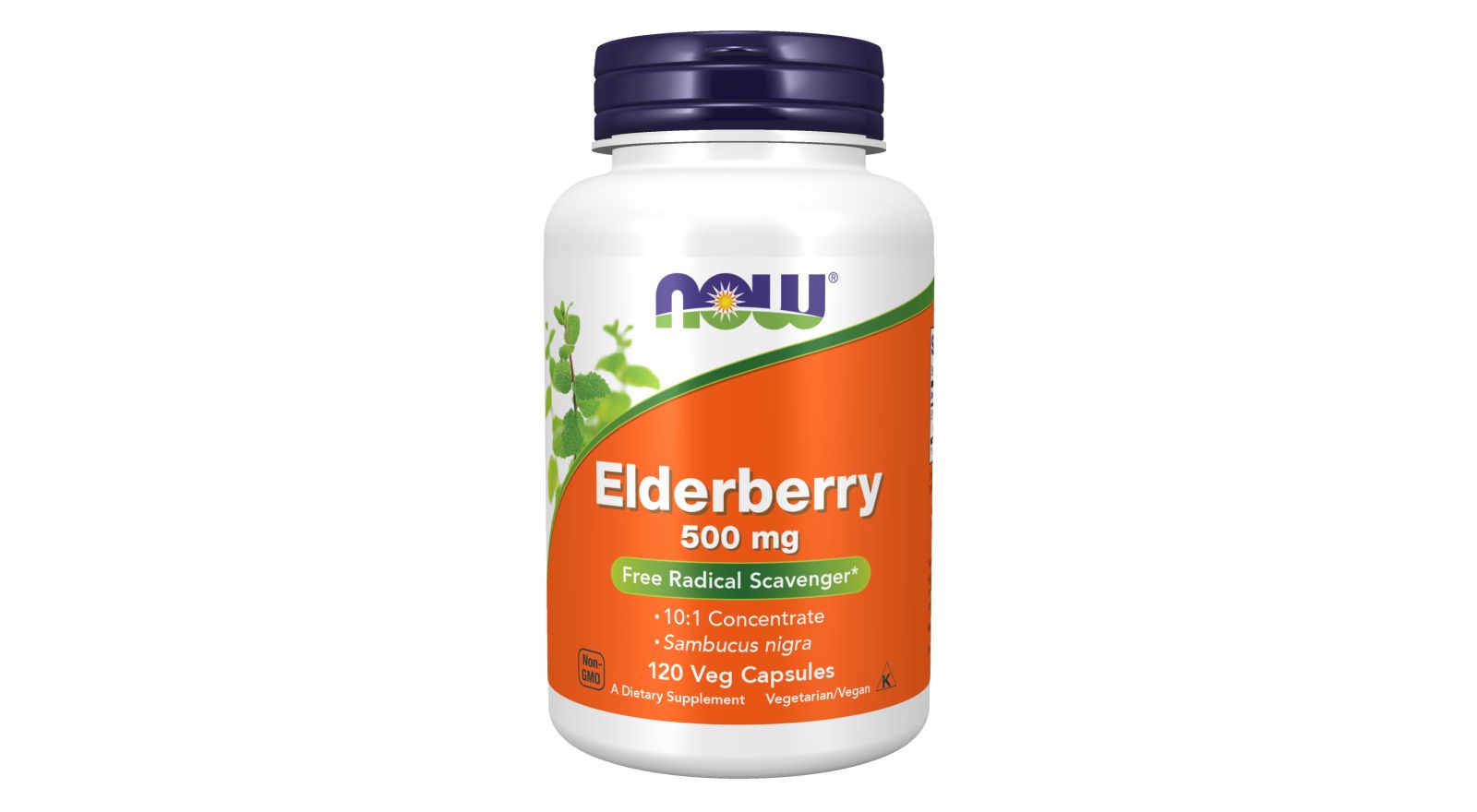 БАД Now Foods Elderberry 500 mg 60 Veg Caps