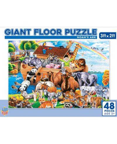 Masterpieces Puzzles Noah's Ark 48 Piece Floor Puzzle, Ages 3+
