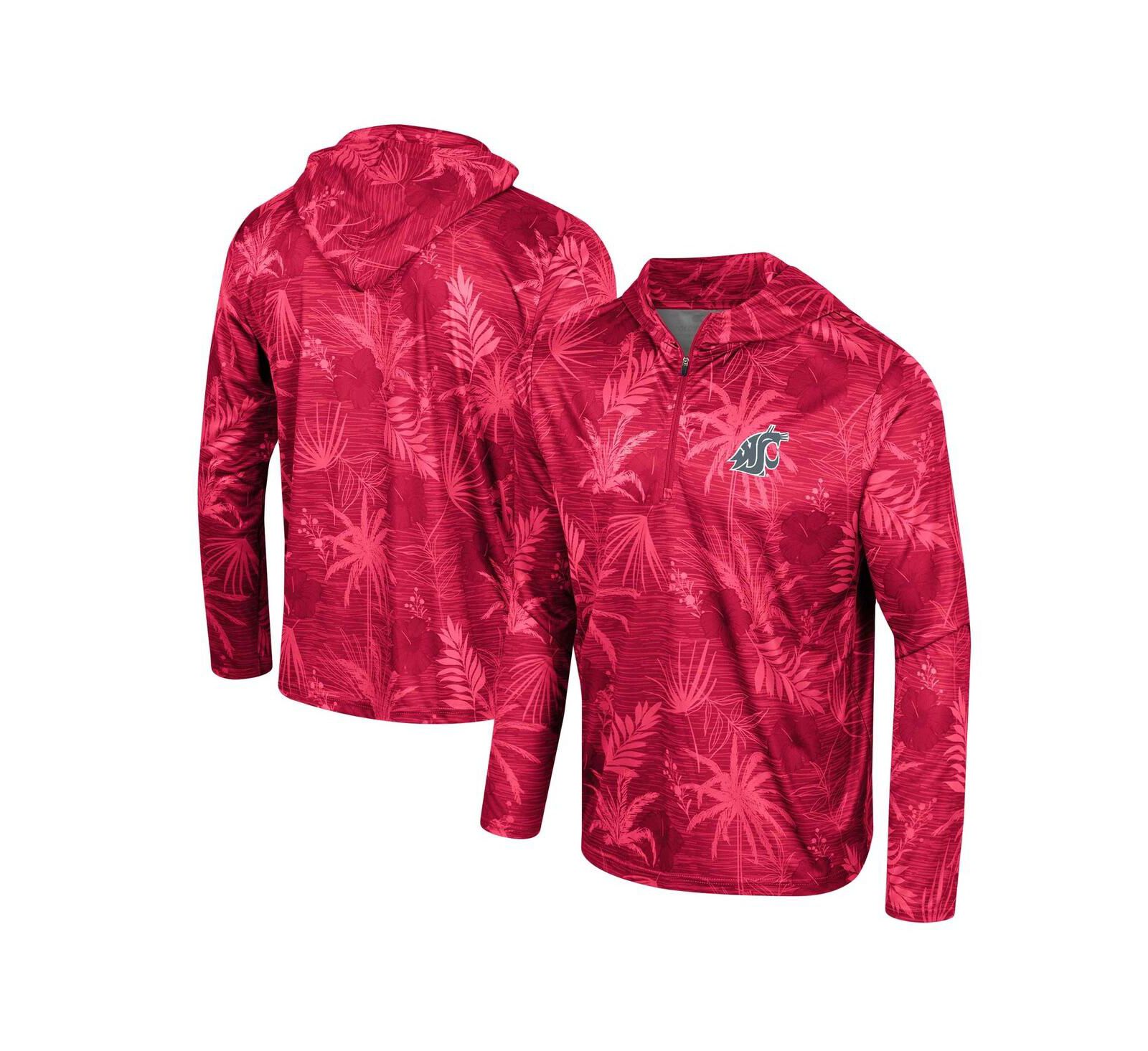 Colosseum Мужской легкий зип-худи Washington State Cougars