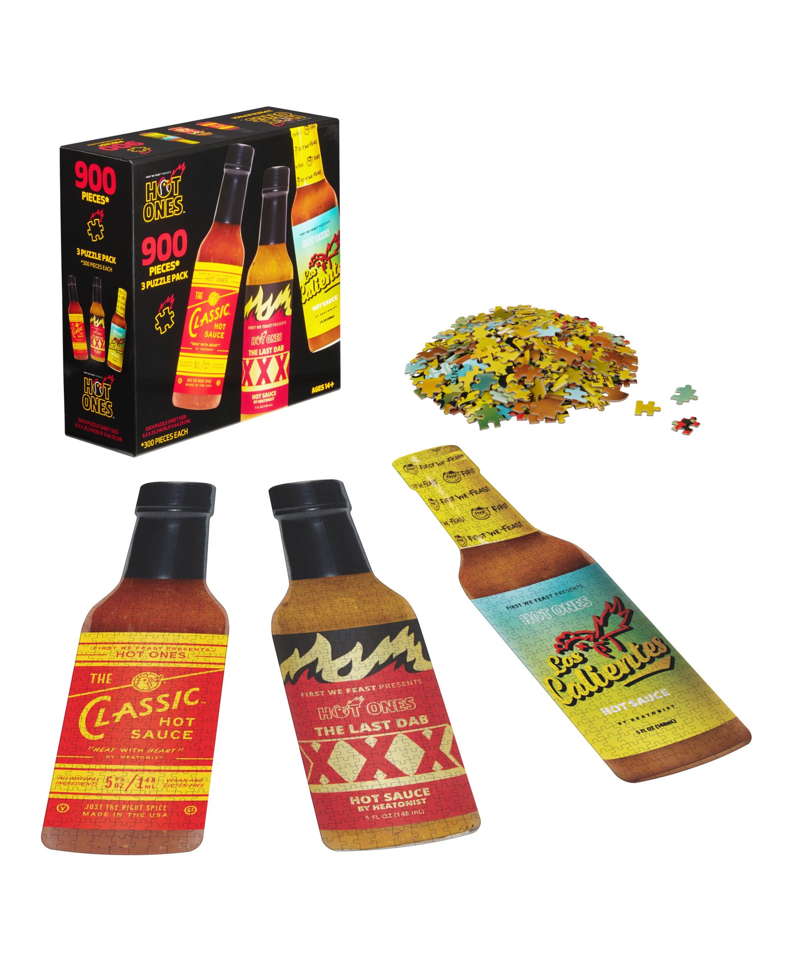 WowWee Games Hot Ones 3 бутылки 1 пазл 900 шт