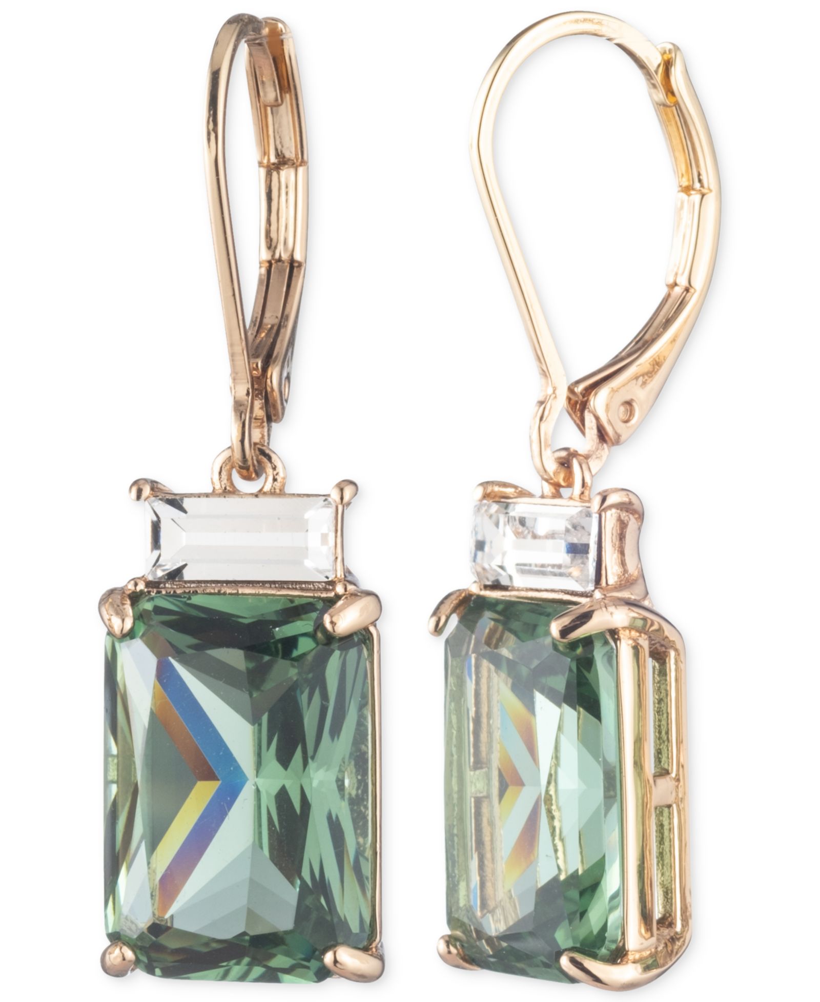 Серьги Lauren Ralph Lauren Gold-Tone Stone Drop