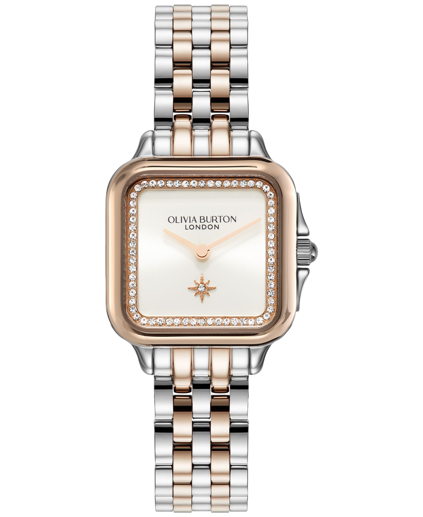 Olivia Burton Женские часы Grosvenor Two-Tone стальные 28mm