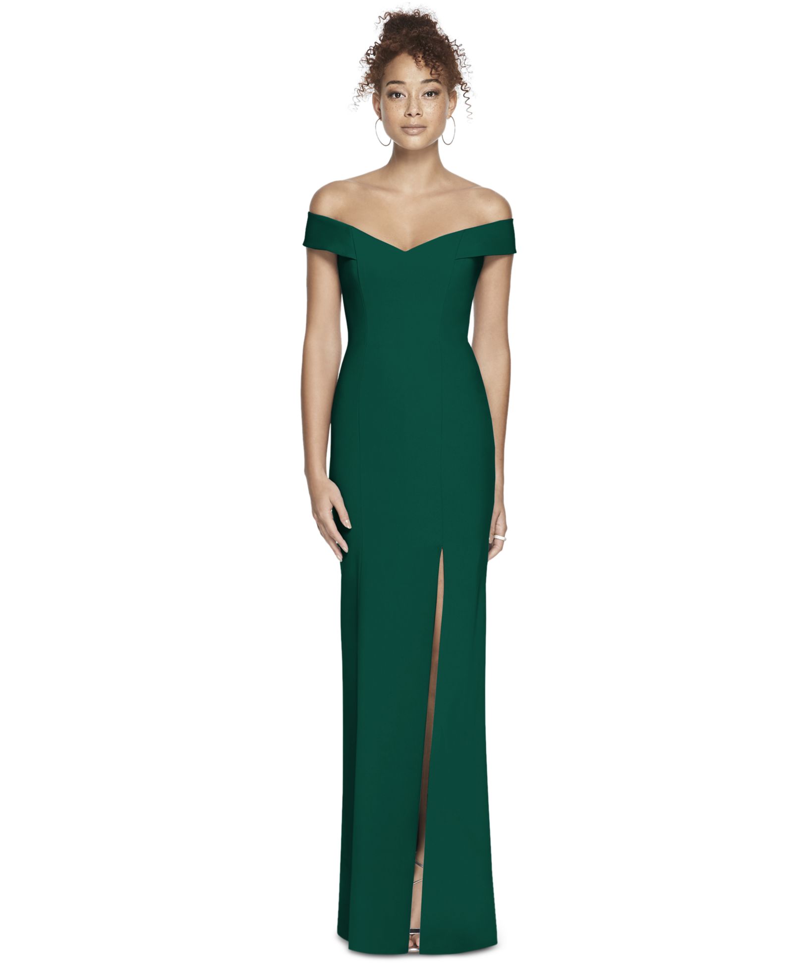Dessy Collection Женское вечернее платье с открытыми плечами и открытой спиной, фасон «русалка"