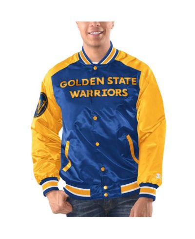 Мужская куртка Starter Royal Gold Golden State Warriors