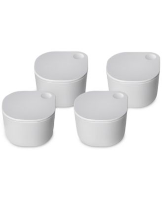 Caraway 4-Piece Dot Glass Nonstick Ramekins & Lids Set