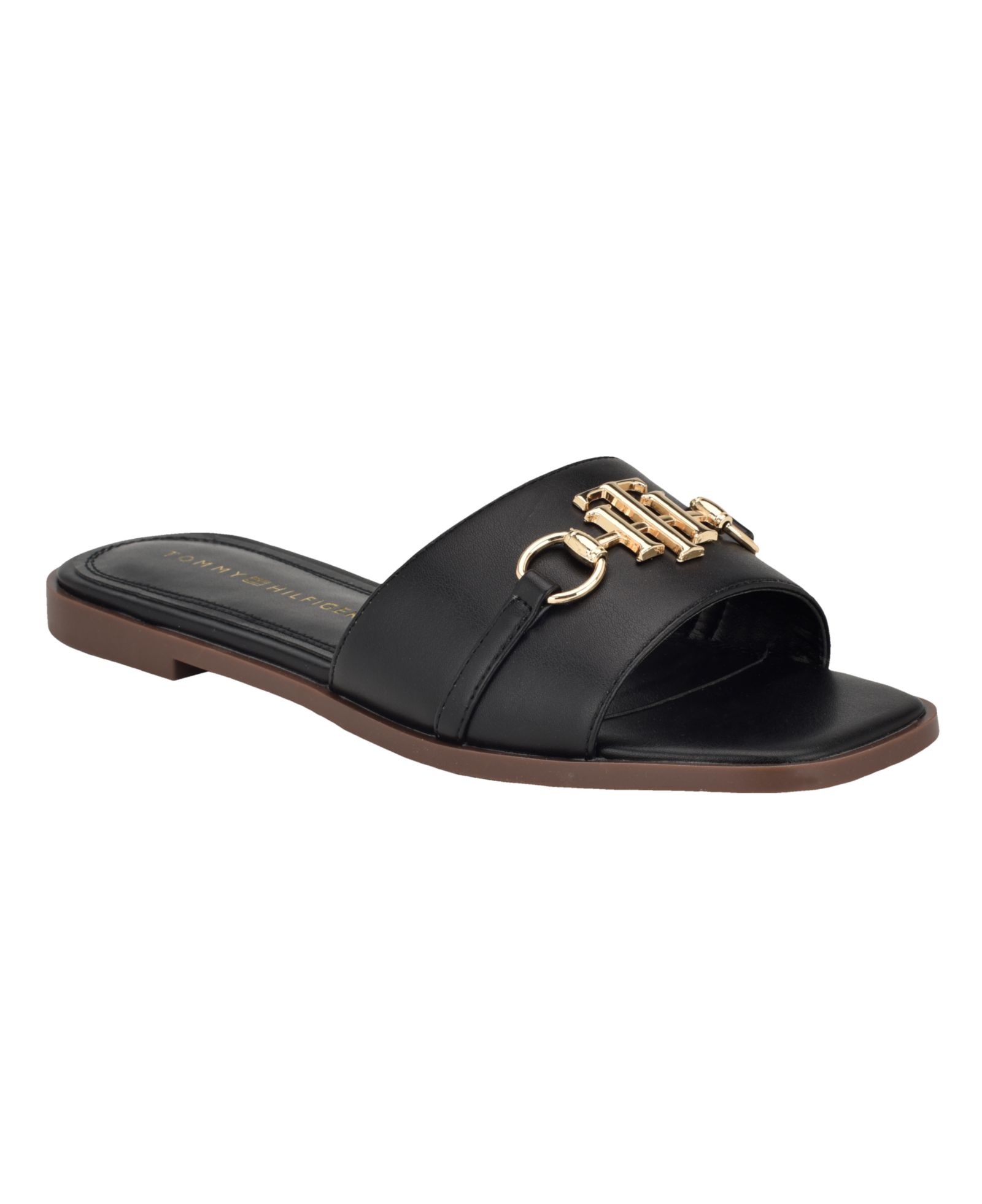 Tommy Hilfiger Женские Pipper Logo Flat Slide Sandals