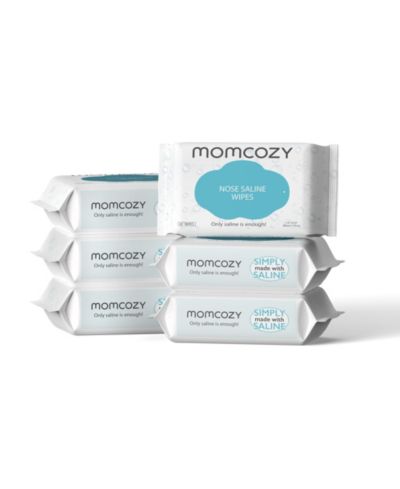 Влажные салфетки для носа младенцев Momcozy, 30 шт. (6 упаковок)