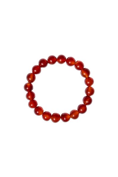 Manifest Confidence Red Crystal Beaded Bracelet