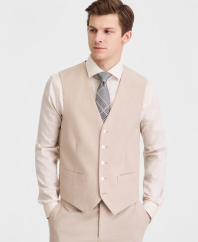 Жилет Tommy Hilfiger Men's Modern-Fit TH Flex Stretch Chambray Suit Separate