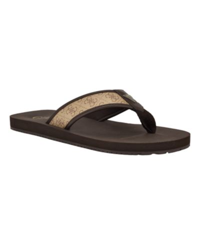 GUESS Men's Dingle Casual Flip-Flop Thongs