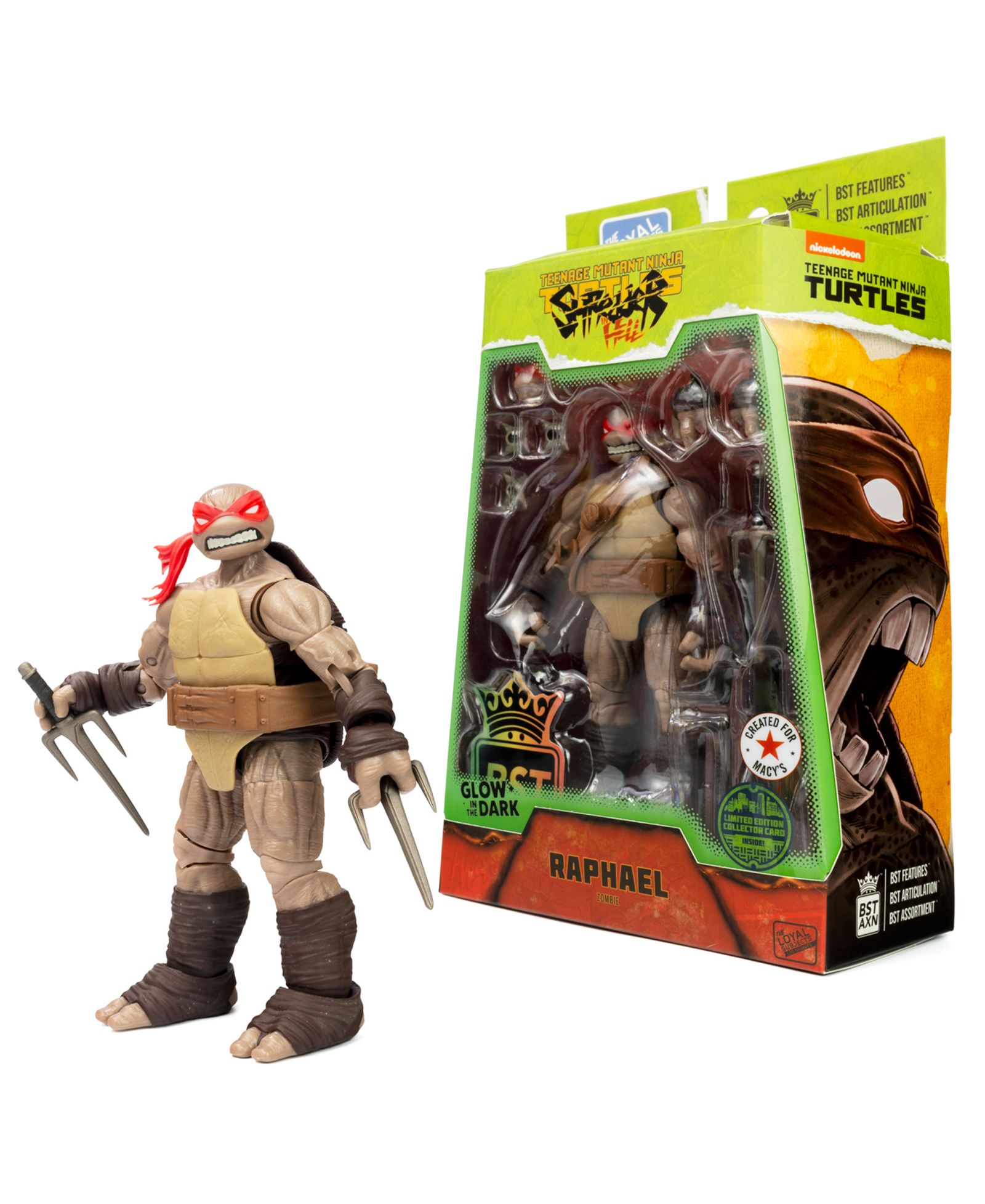The Loyal Subjects BST AXN Undead GID Raphael 5" Figure, Created for Macy's