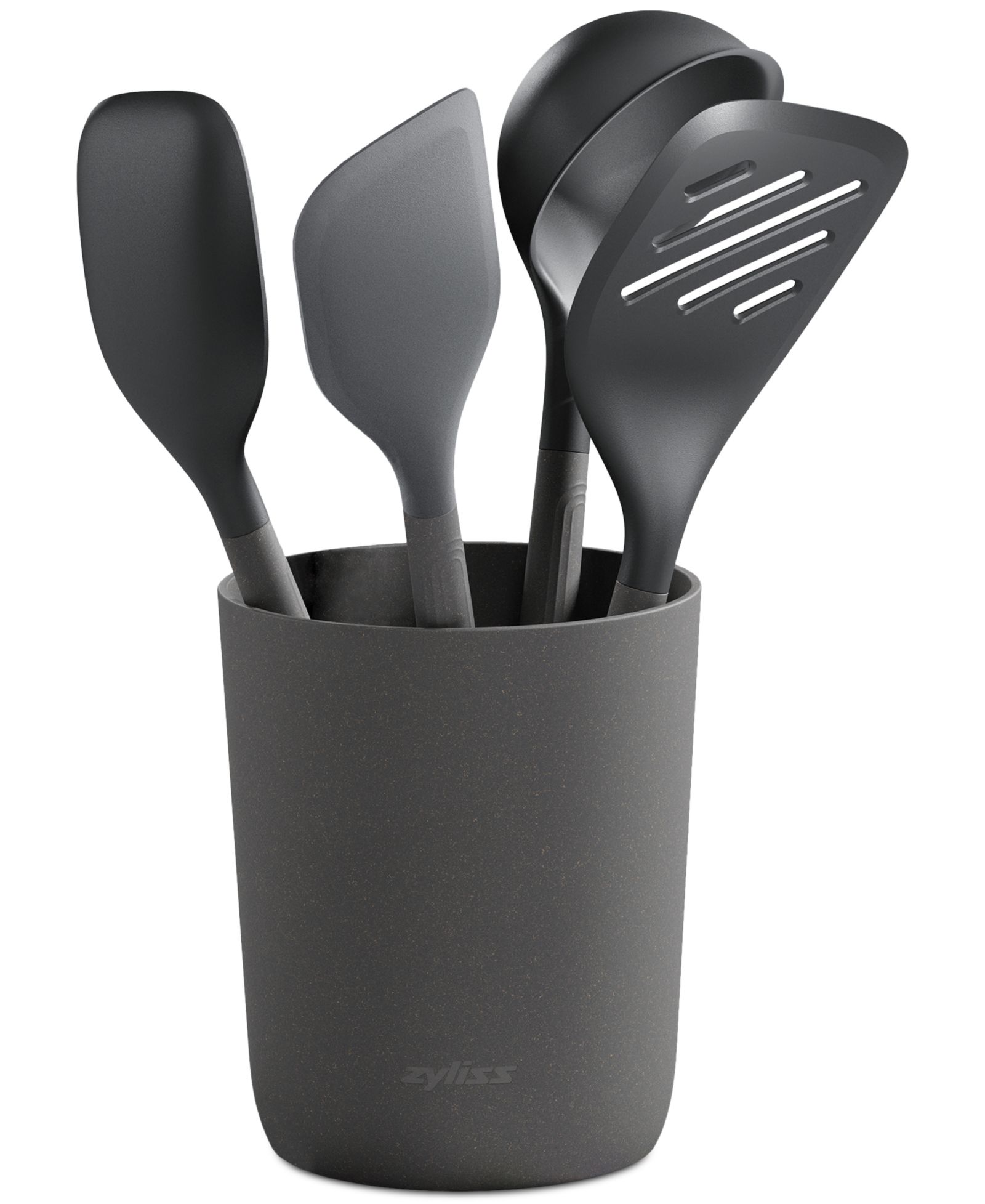 Набор кухонных принадлежностей Zyliss 5-Pc. Silicone & Nylon Utensil and Storage Container Set