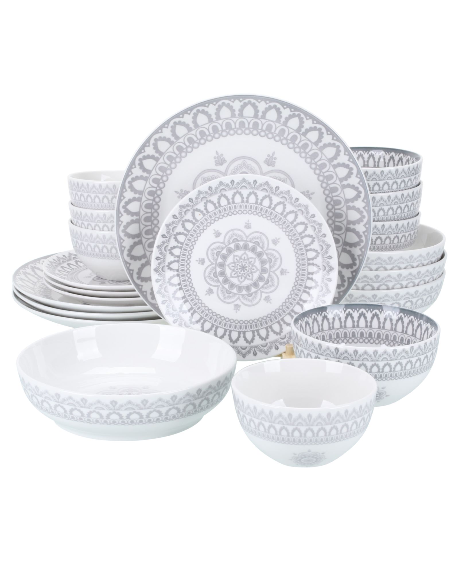 BIA Cordon Bleu Arabesque, 20-Piece Dinnerware Set, Service for 4