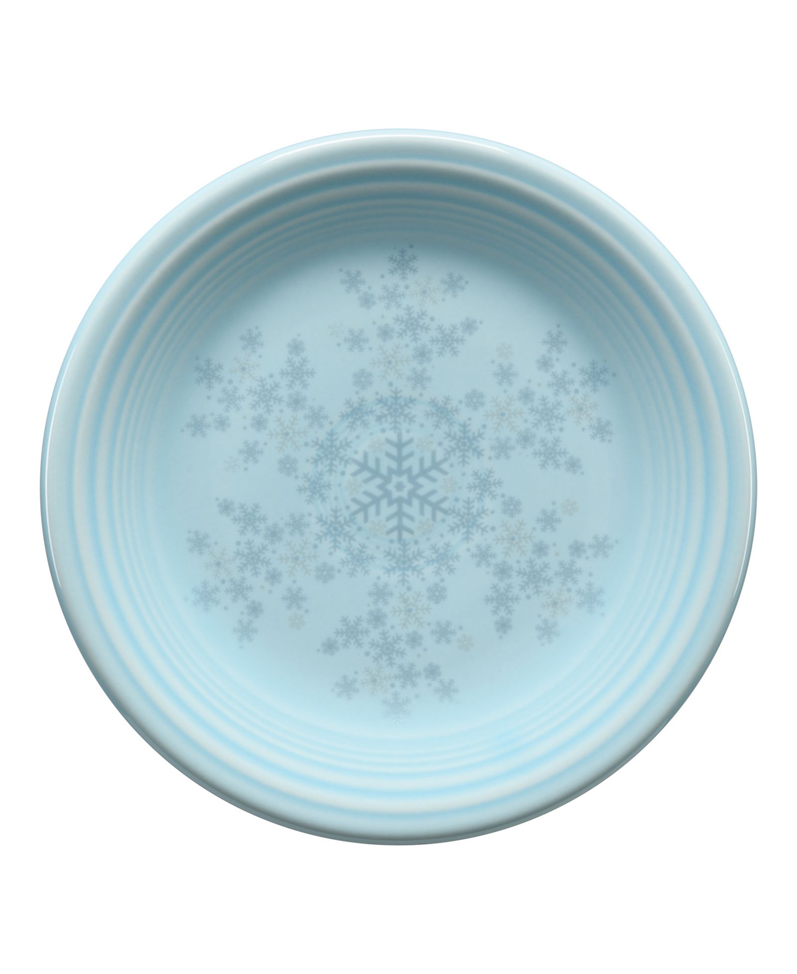 Классическая салатная тарелка Fiesta Sky Snowflake