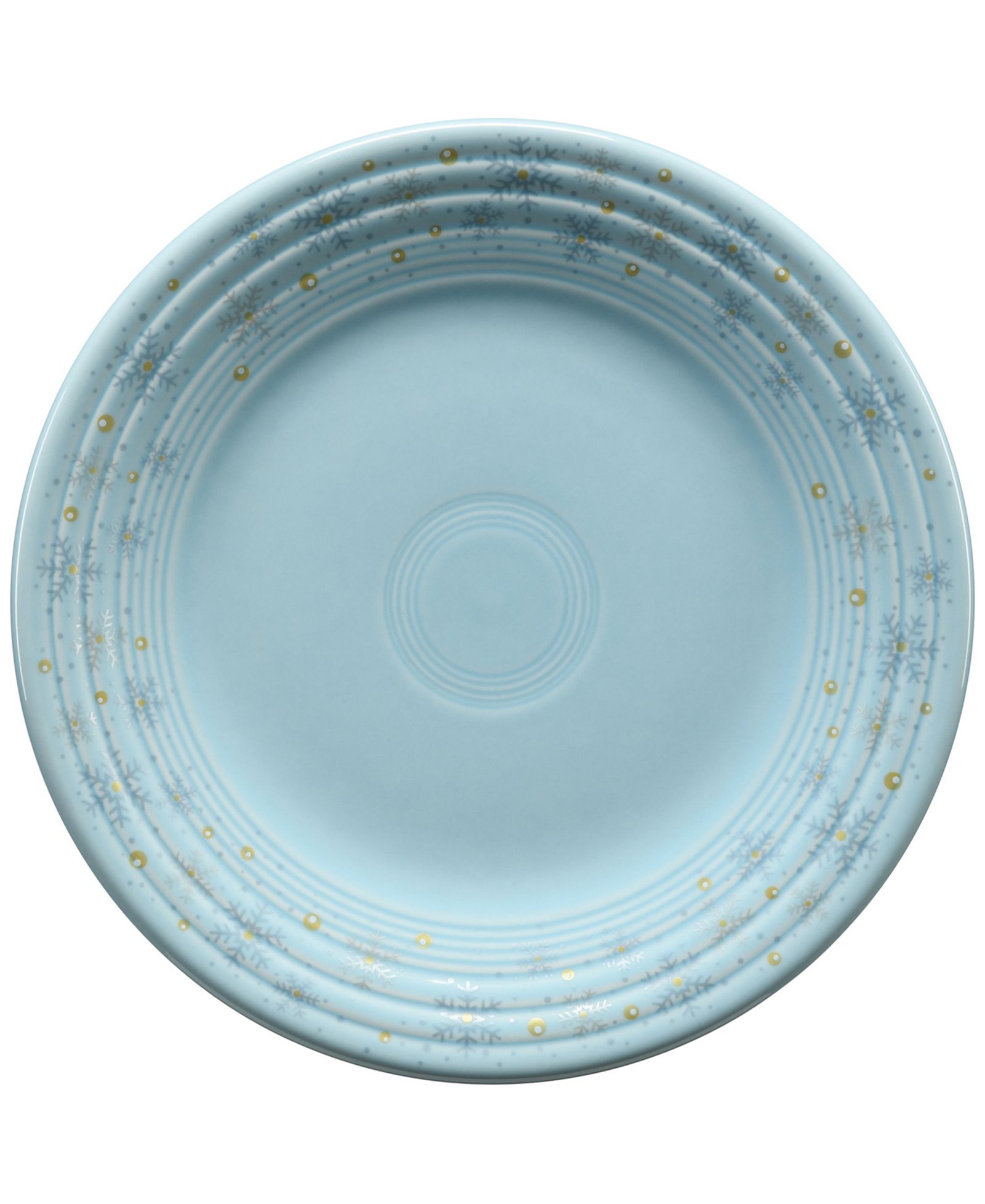 Fiesta Sky Snowflake Classic Luncheon Plate, Exclusively at Macy’s