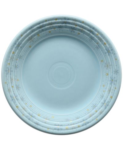 Fiesta Sky Snowflake Classic Luncheon Plate, Exclusively at Macy’s