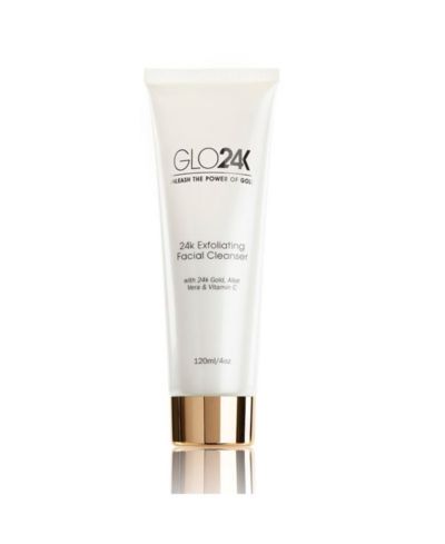 GLO24K Очищающий гель для лица GLO24K 24K Exfoliating Facial Cleanser 4oz