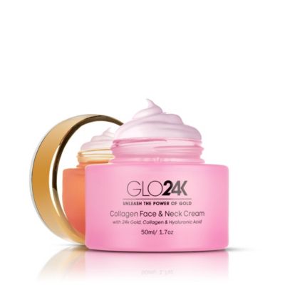 Крем для лица и шеи GLO24K Collagen 1.7oz