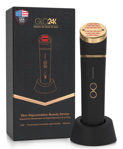 GLO24K LED-устройство для омоложения кожи лица, 1 шт.