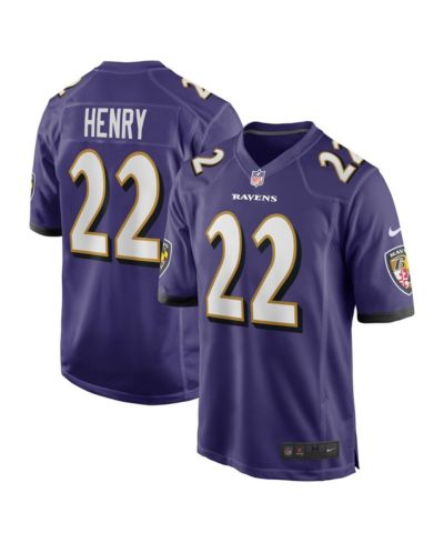 Мужская джерси Nike Derrick Henry Purple Baltimore Ravens Game Player