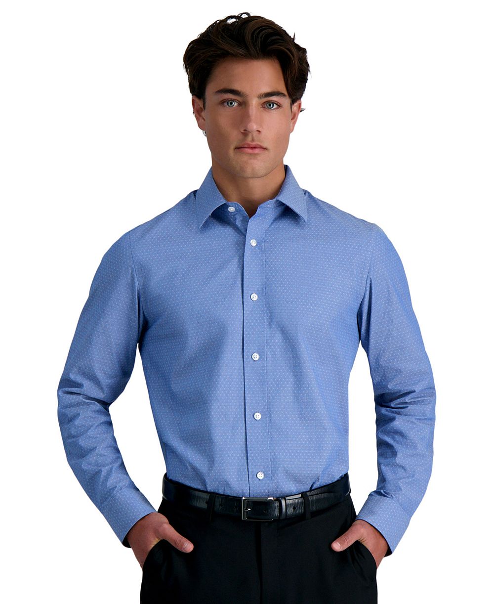 Мужская рубашка Haggar Premium Comfort Slim Fit
