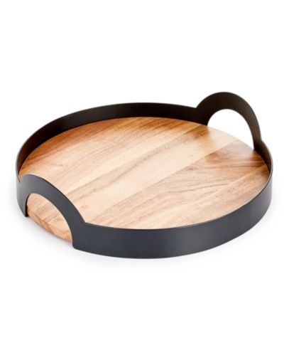The Cellar Wood and Metal Tray, Exclusively at Macy’s