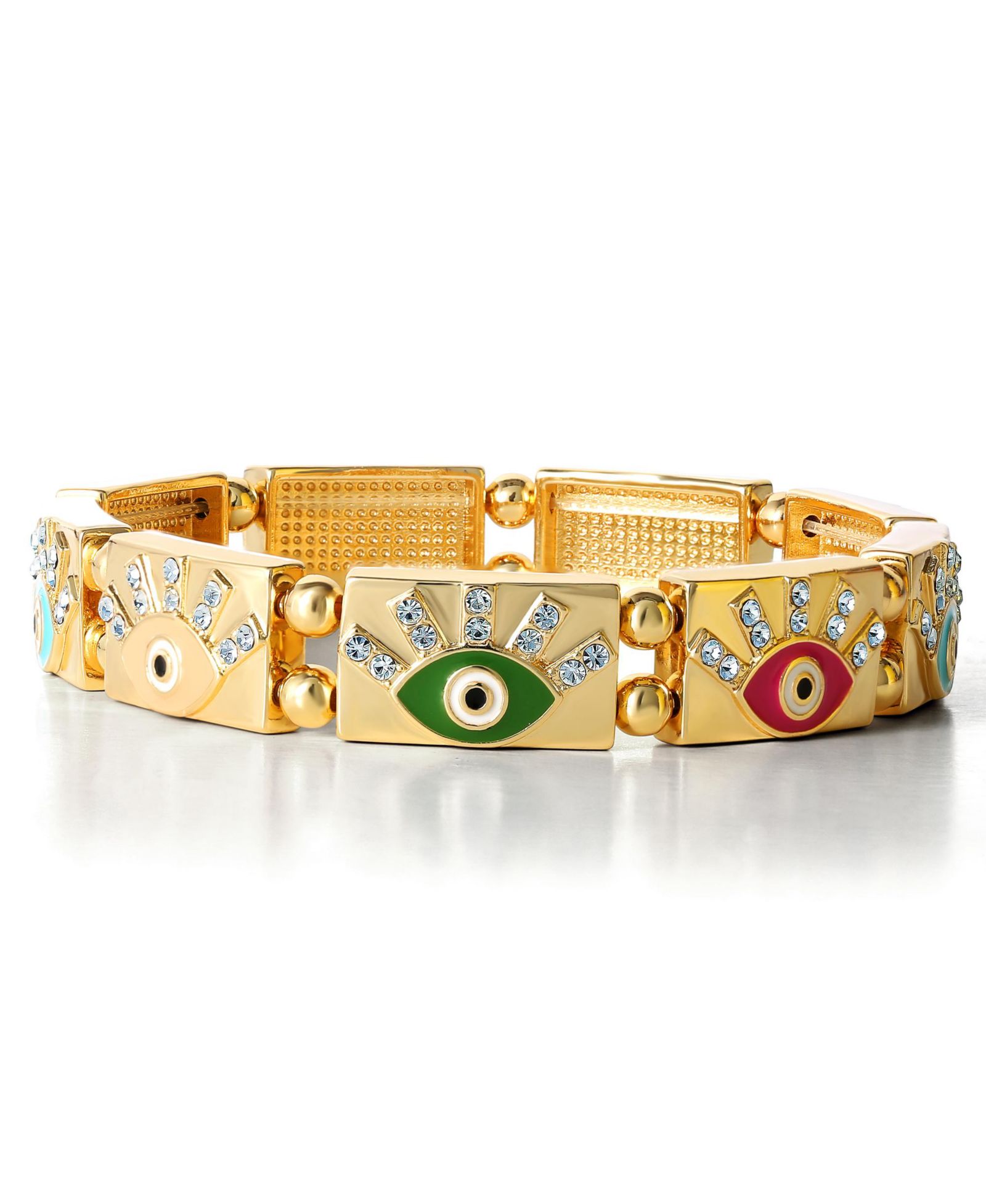 Jessica Simpson Женский Evil Eye Bracelet - Gold-Tone