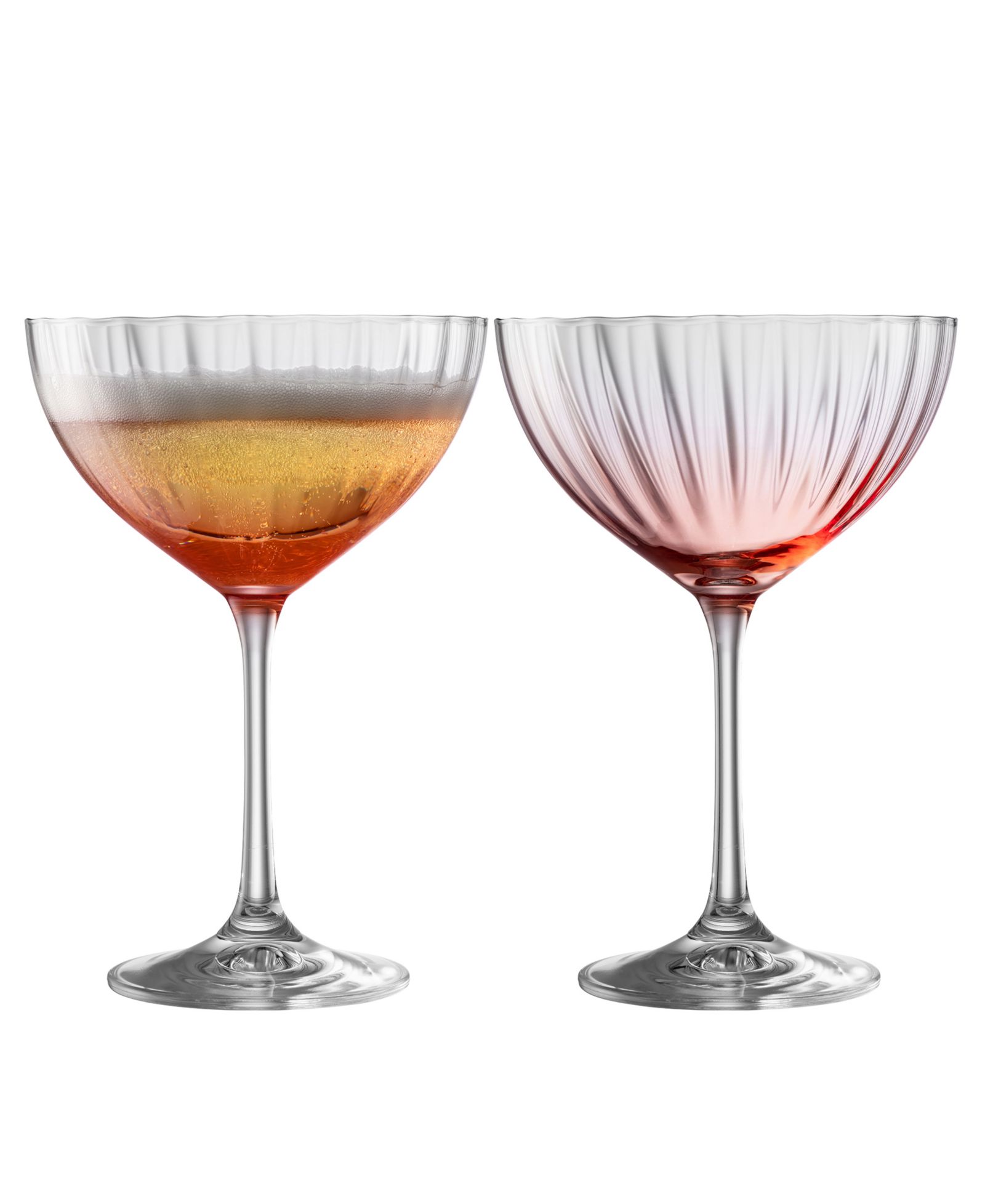 Набор из 2 бокалов для шампанского Galway Crystal Erne Cocktail / Saucer