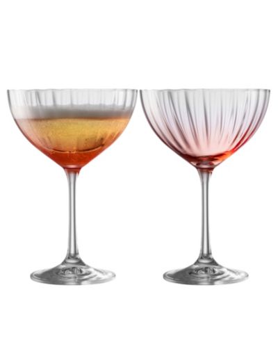 Набор из 2 бокалов для шампанского Galway Crystal Erne Cocktail / Saucer