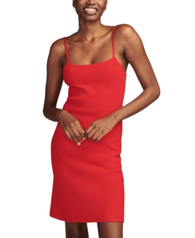 Lucky Brand Женское мини-платье из трикотажа в рубчик