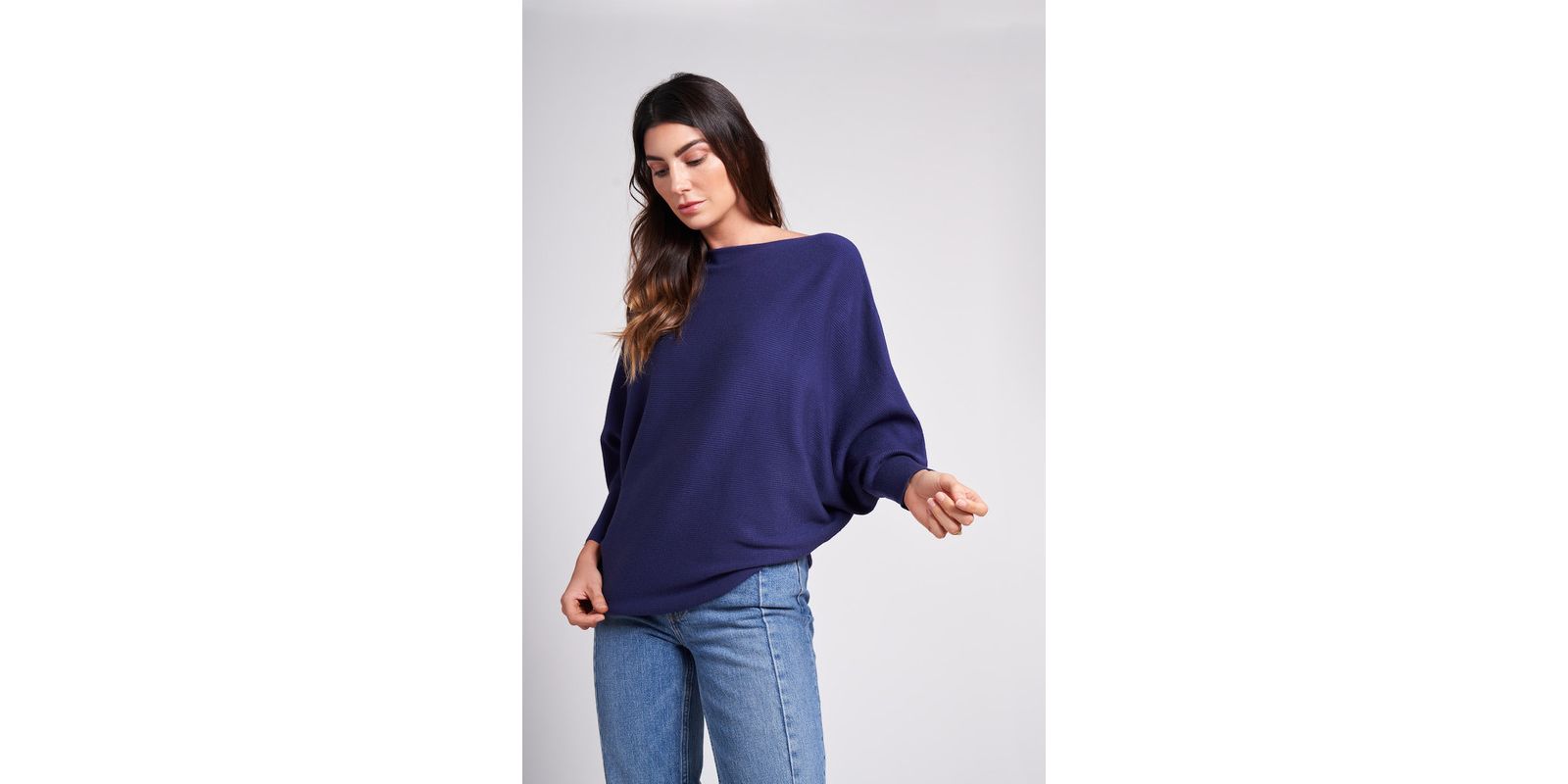 Caldwell Collection Women's Ivy Oversized Dolman 3/4 Sleeve Sweater