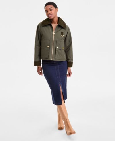 Женская утилитарная куртка Barbour Nora с объемным воротником