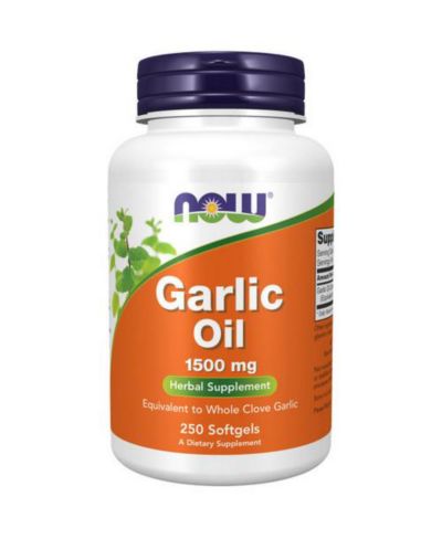 NOW Foods Garlic Oil, 1500 mg, 250 Sgels