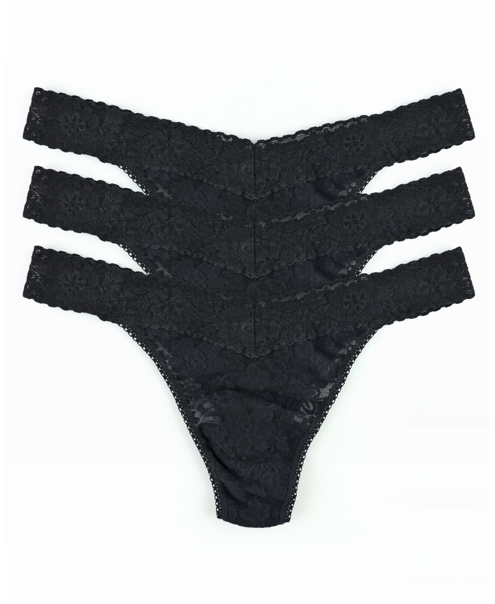 Трусики Hanky Panky Women's Daily Lace Original Rise, 3 шт.