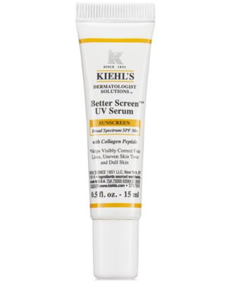Kiehl's Since 1851 Better Screen UV Serum SPF 50+ With Collagen Peptide, 0.50 oz
