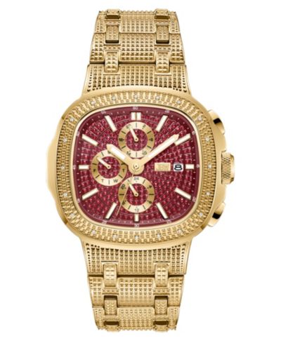 Мужские часы JBW Heist Multifunction, сталь с напылением 18K Gold, 45mm