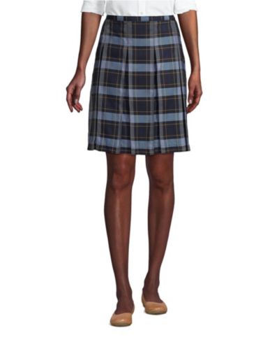 Classic navy plaid