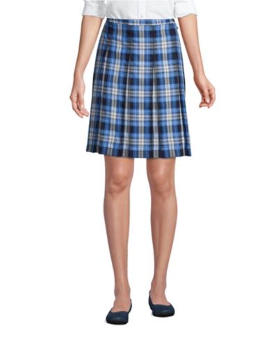 Clear blue plaid