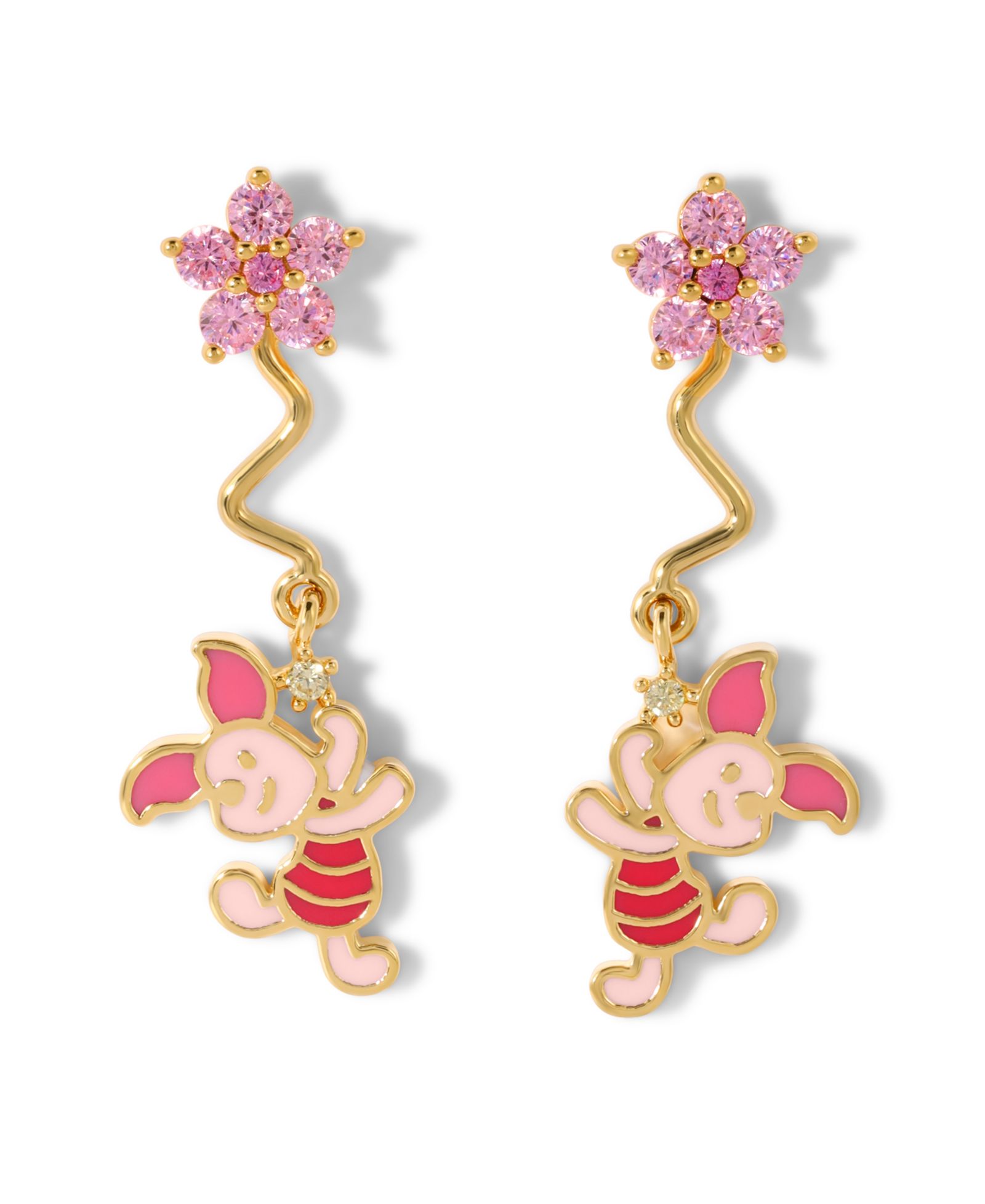 Серьги-подвески Girls Crew Disney Winnie the Pooh Multi-Color Piglet