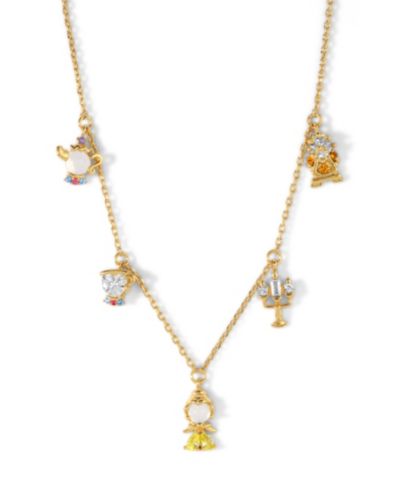 Детское ожерелье Girls Crew Disney Multi-Color Beauty the Beast Charm