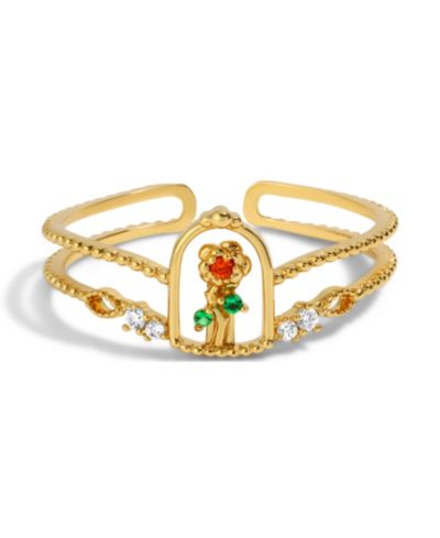 Кольцо Girls Crew Disney Beauty the Beast Enchanted Rose